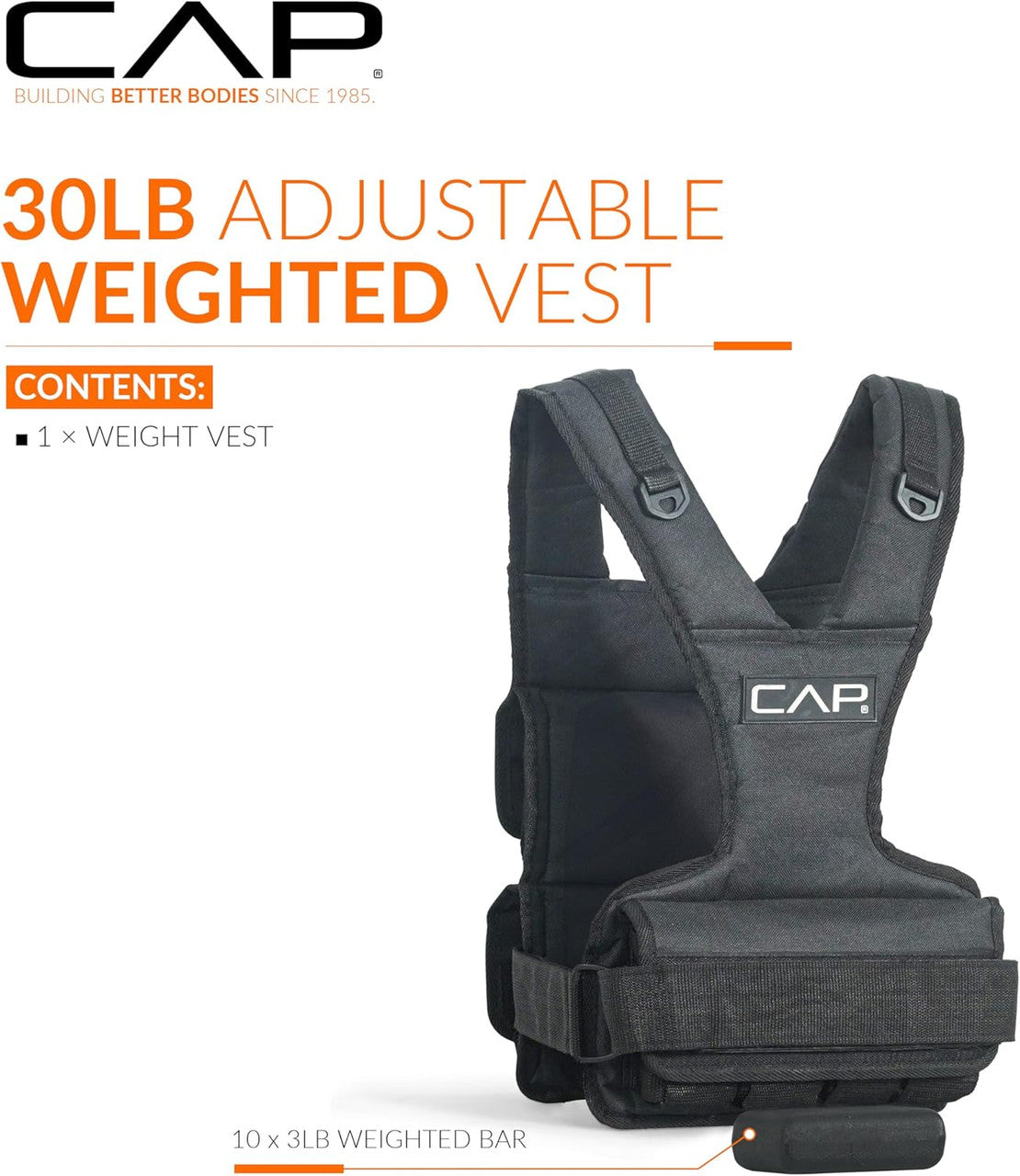 CAP 30 lb Weighted Vest for women