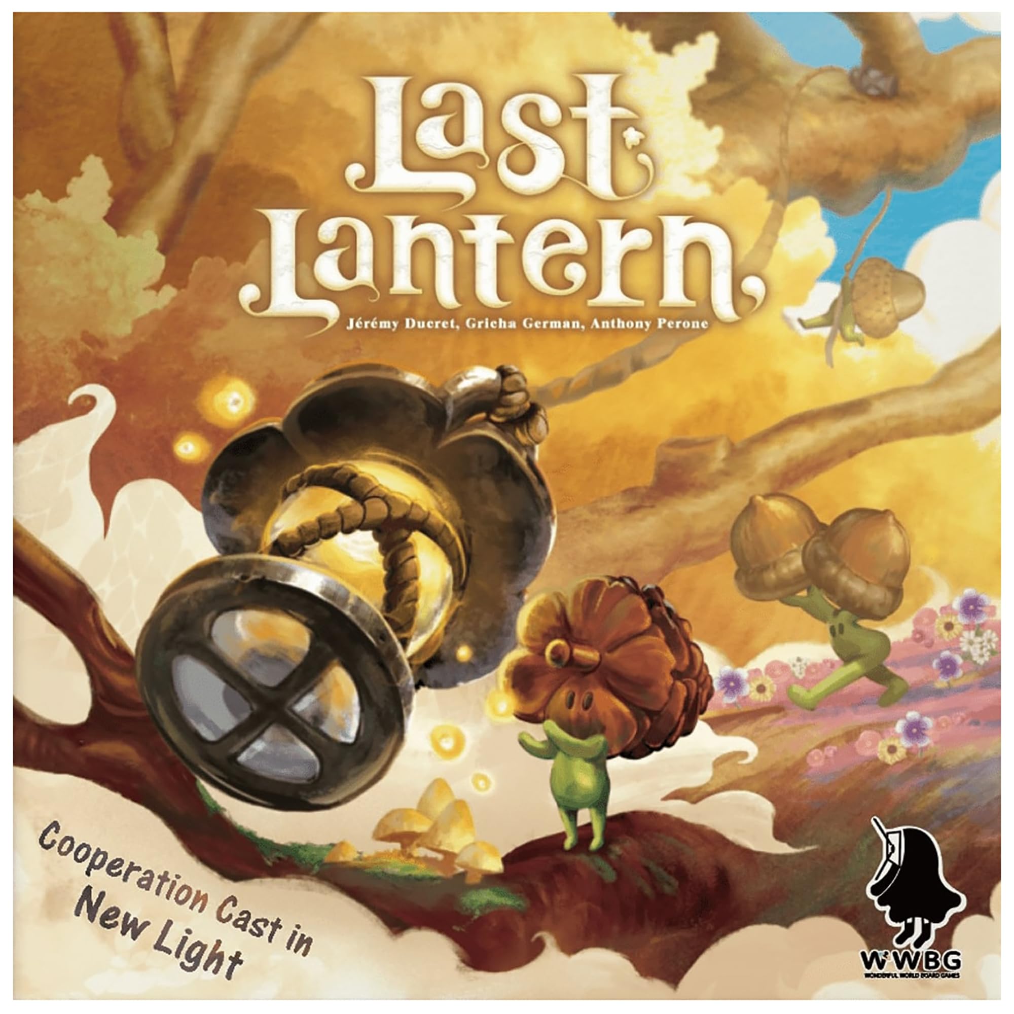 Wonderful World Board Games: Last Lantern - Co-Operative Polyomino Tile Laying Board Game, Set Collection, Nature & Animal Theme, Ages 14+, 2-4 Player