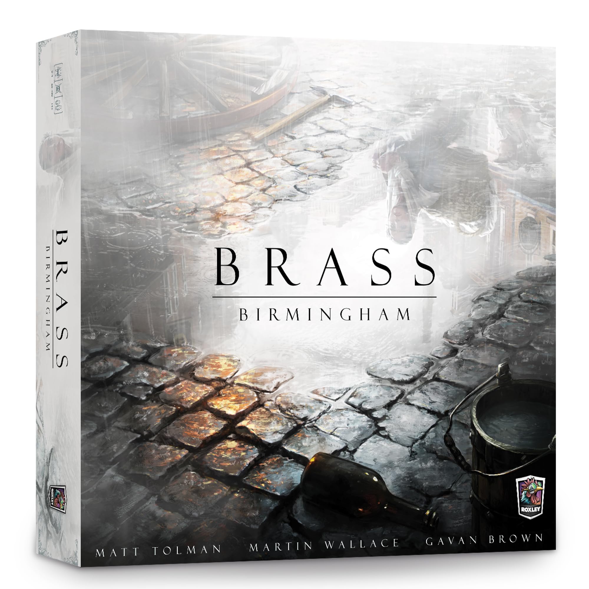 Roxley Games Brass: Birmingham - an Economic Strategy Game for 2-4 Players | #1 Board Game on Board Game Geek | Ages 14+ | Plays in 60-120 Minutes