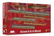Warlord Black Powder Hessians & Allies Brigade Tabletop Miniatures - Plastic Paintable Miniature 1700-1900 Soldiers Set, Unpainted Table Top 28mm Military Minifigures for Adults - Gaming Figurines