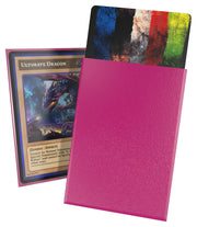 Ultimate Guard Cortex Outer Card Sleeves, 60 Japanese Size TCG Sleeves, 62 x 89mm, Pink Back, Matte Finish, No PVC & Acid-Free, High Clarity