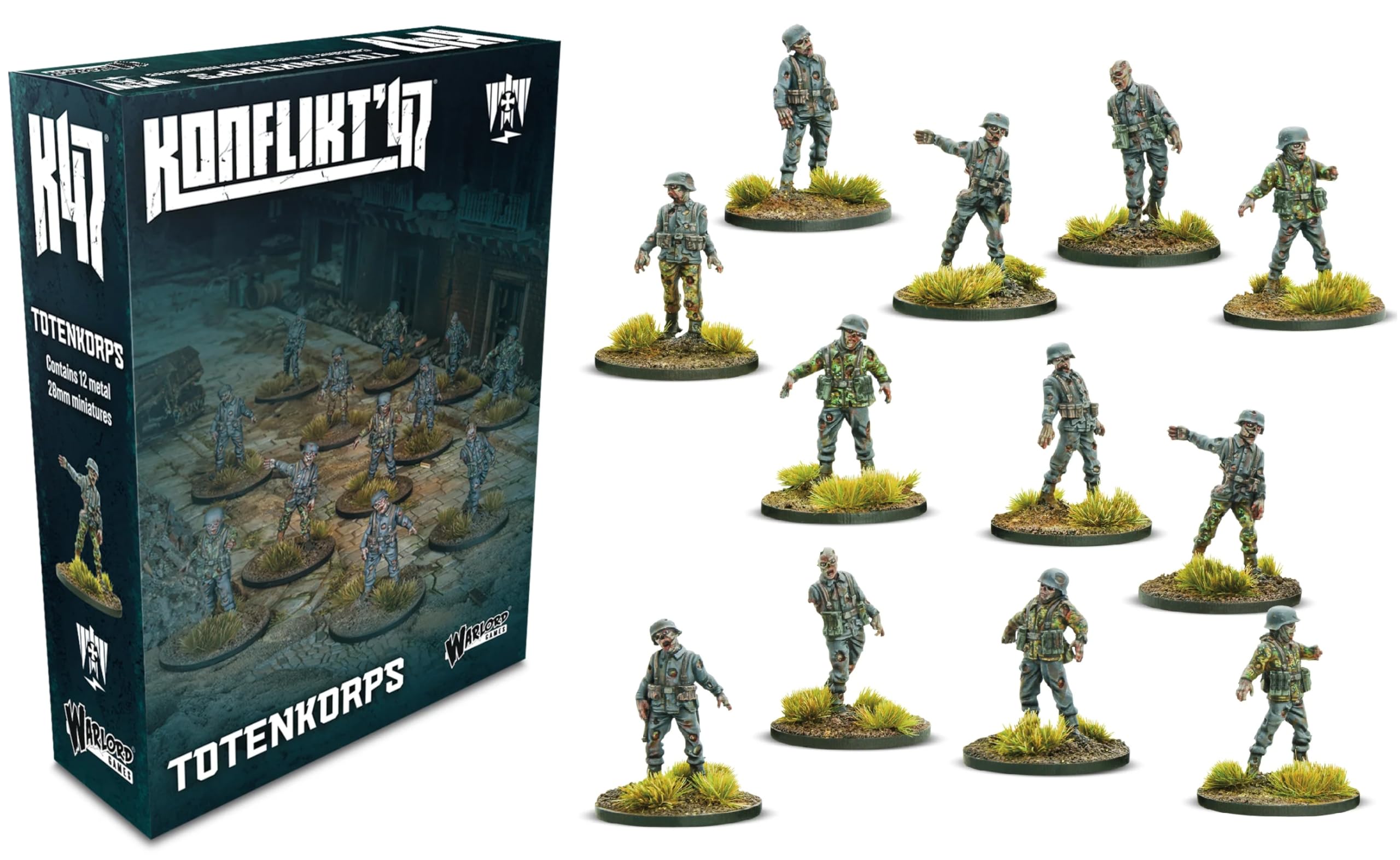 Warlord Games Totenkorps - Axis Miniatures for Konflikt 47 Highly Detailed 28mm Scale Miniatures