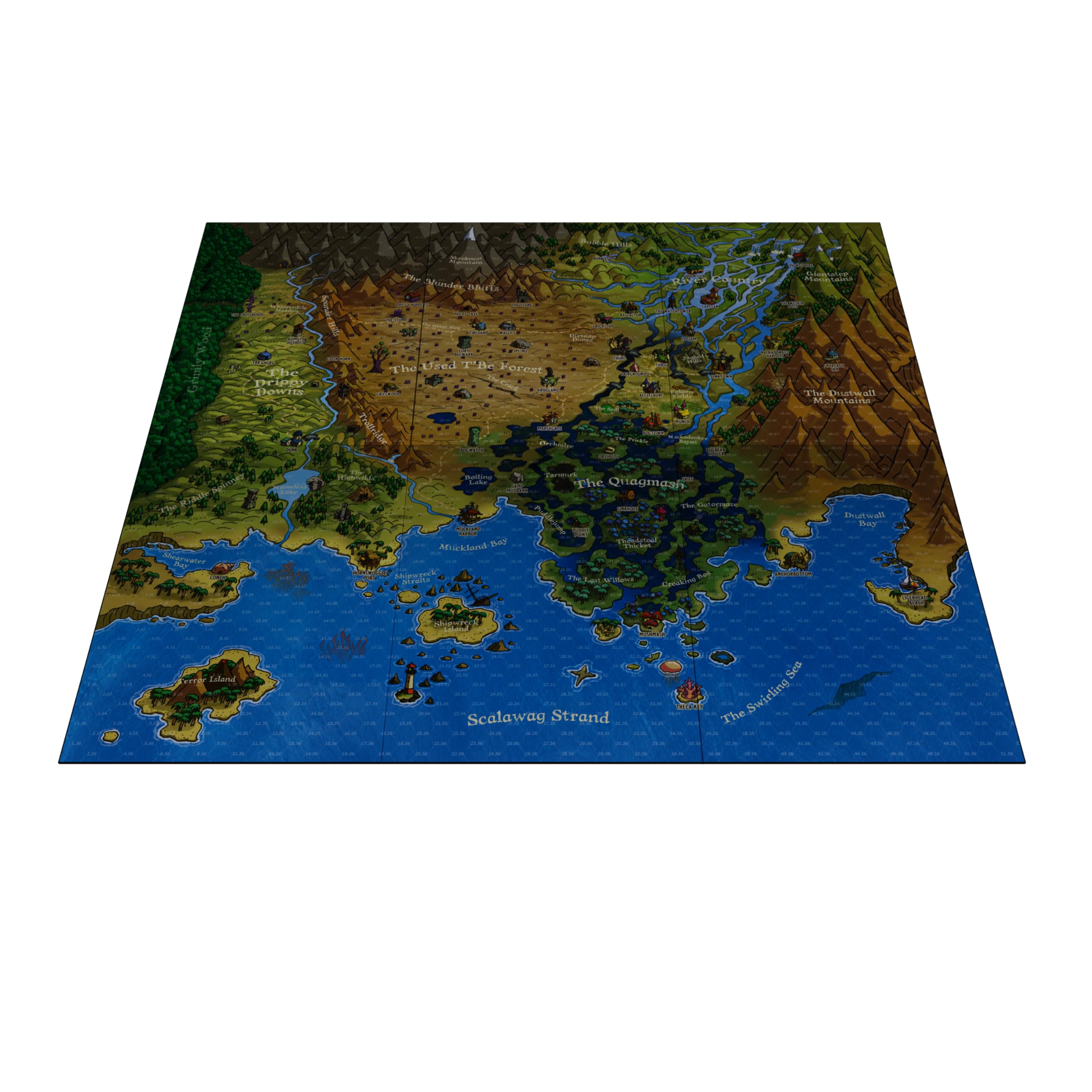 Land of Eem - The Mucklands Map