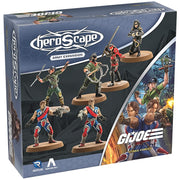 Renegade Games: GI Joe Heroscape - Strike Forces Army Expansion - 2 Unique Heroes, (2) 2-Figure Squads, 3 Zipline Permanent Power Gyphs, 4 Army Cards