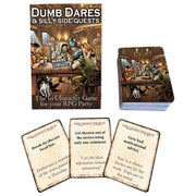 Loke BattleMats Dumb Dares & Silly Side Quests – The Party Game Played in Character During D&D Sessions | Fun Fantasy Challenges to Spice Up Any Tabletop RPG | Age 14+