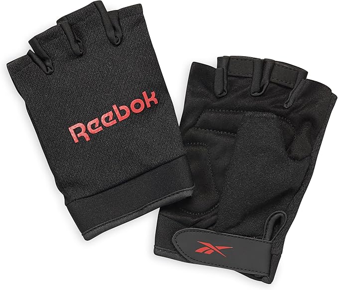 Reebok Classic Fingerless Gloves Black/Red S