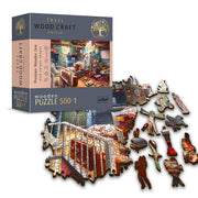 Trefl Treasures in The Attic 500+1 Piece Jigsaw Puzzle Wood Craft 15"x10" Irregular Shapes, 50 Special Puzzles, Modern Premium Jigsaw, for Adults and Children from 12 Years Old