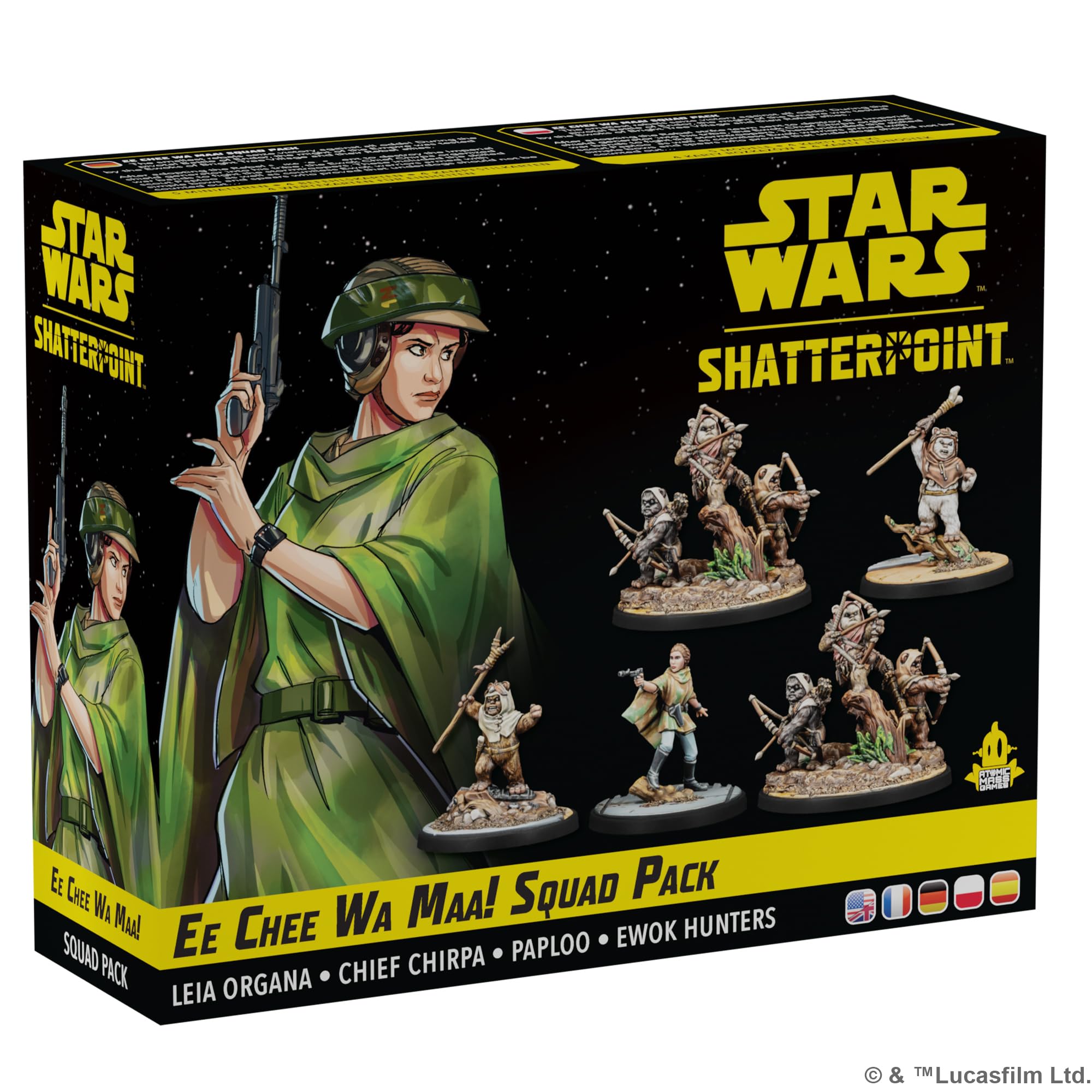 Star Wars Shatterpoint Ee Chee Maa! SQUAD PACK - Tabletop Miniatures Game, Strategy Game for Kids and Adults, Ages 14+, 2 Players, 90 Minute Playtime, Made by Atomic Mass Games
