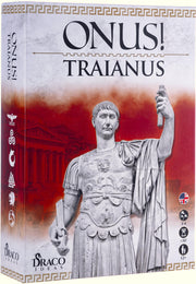 CrowD Games | Onus! Traianus | 1-4 Players | Ages 12 and up | Wargame Without Miniatures | Roman Empire | Conflict | Average Playtime 30-120 min