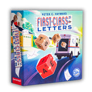GameHead First-Class Letters, Roll & Write Word Game for Families and Parties, Ages 8+, 1-100 Players, Fast Paced 20 Minute Play Time, Fun and Travel Friendly