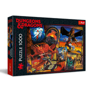 Trefl Dungeons & Dragons Prime 1000 Piece Jigsaw Puzzle The Origins of Dungeons & Dragons 27"x19" Puzzle for Fantasy and D&D Fans, DIY, Creative Fun, Puzzle for Adults and Children from 14 Years Old