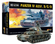 Warlord Games Bolt Action WWII Panzer IV Ausf. B/C/D Tank 1:56 Military Table Top Wargaming Plastic Model Kit 402012056