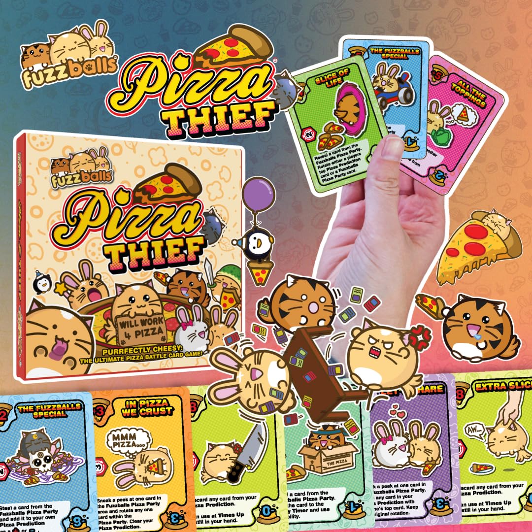 Scrungo Games Fuzzballs - Pizza Thief