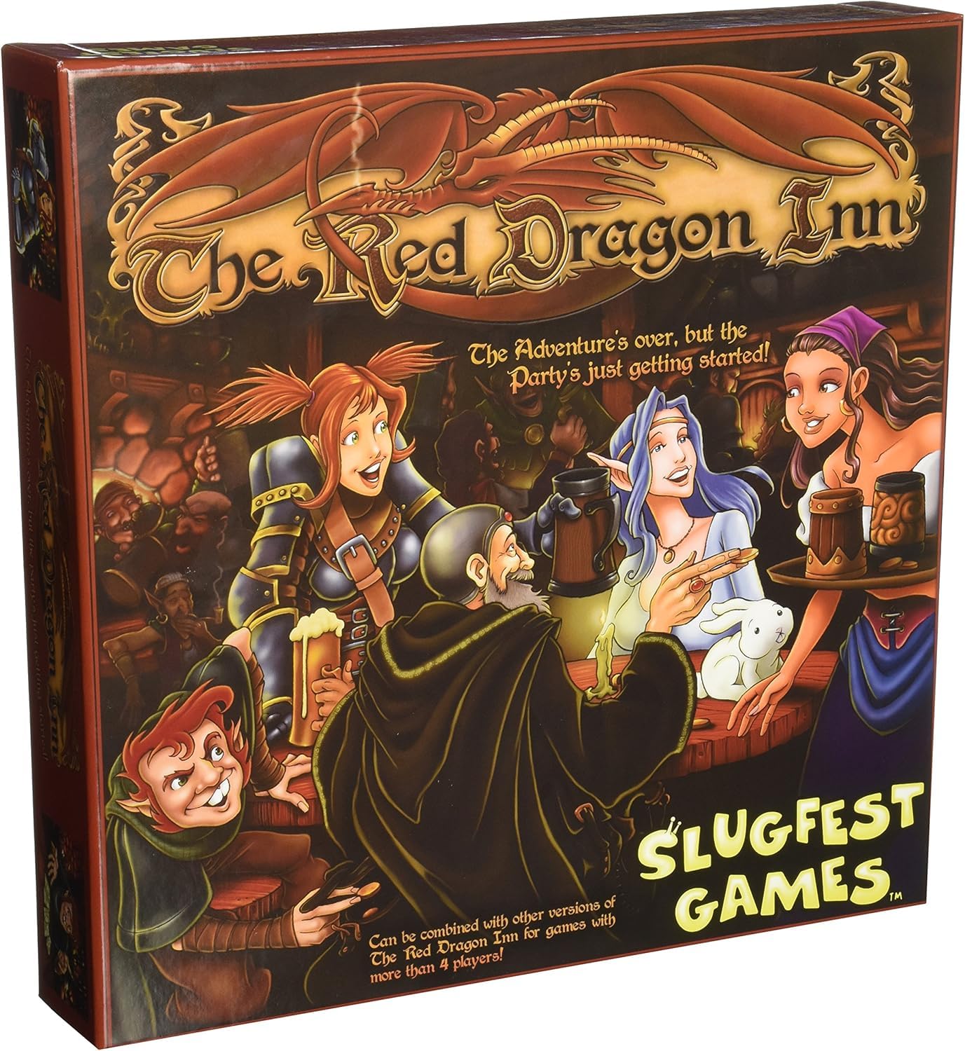 Slugfest Games The Red Dragon Inn - Strategy Card Game - 2-4 Players, Ages 13+, 30-60 Minutes - Standalone Expansion - Compatible with All Other Expansions