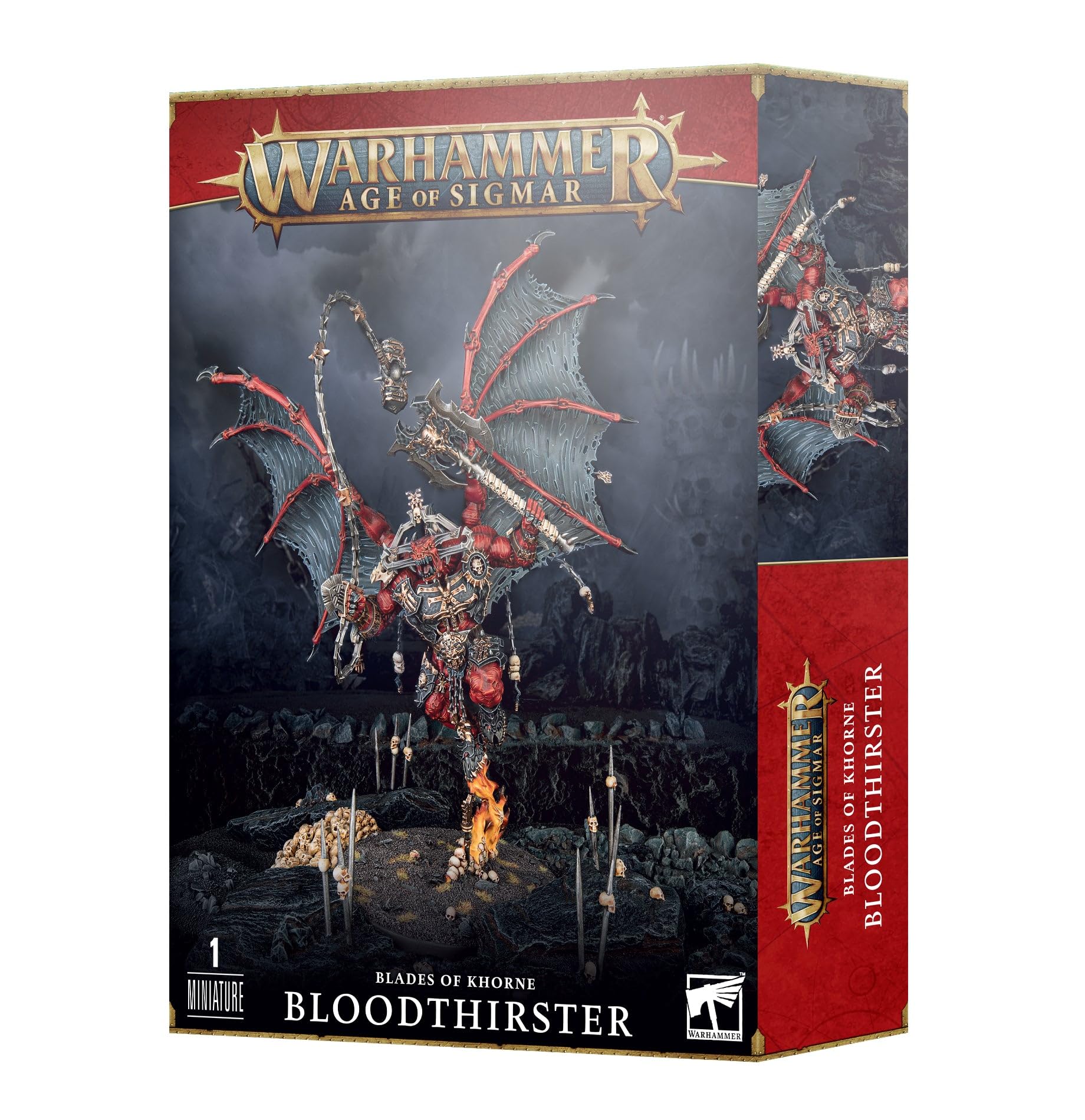 Bloodthirster Daemons of Khorne Warhammer 40K Age of Sigmar NIB! WBGames, 97-27