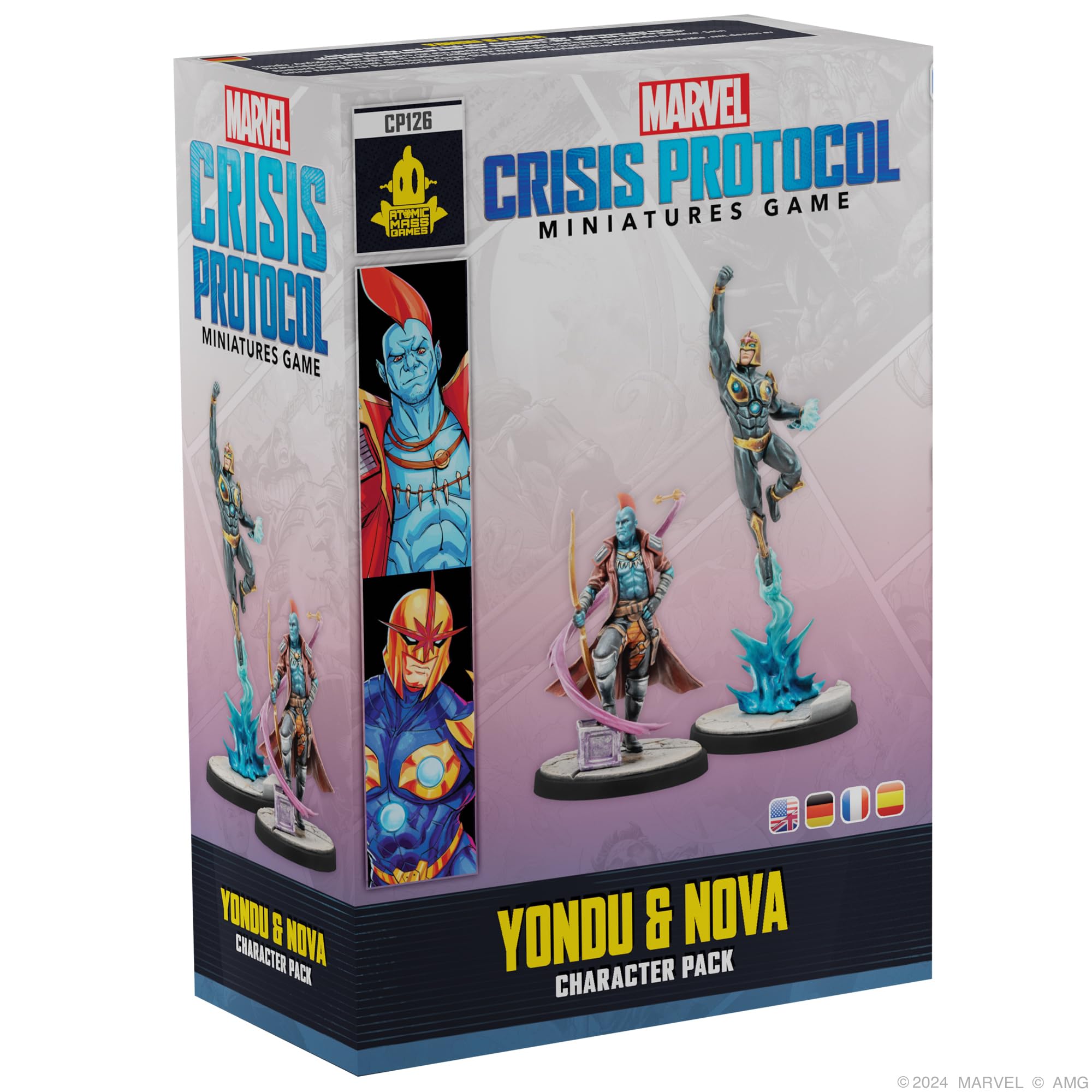 Marvel: Crisis Protocol Nova & Yondu Character Pack - Expand Your Guardians of The Galaxy Team! Tabletop Superhero Game, Ages 14+, 2 Players, 90 Minute Playtime, Made by Atomic Mass Games