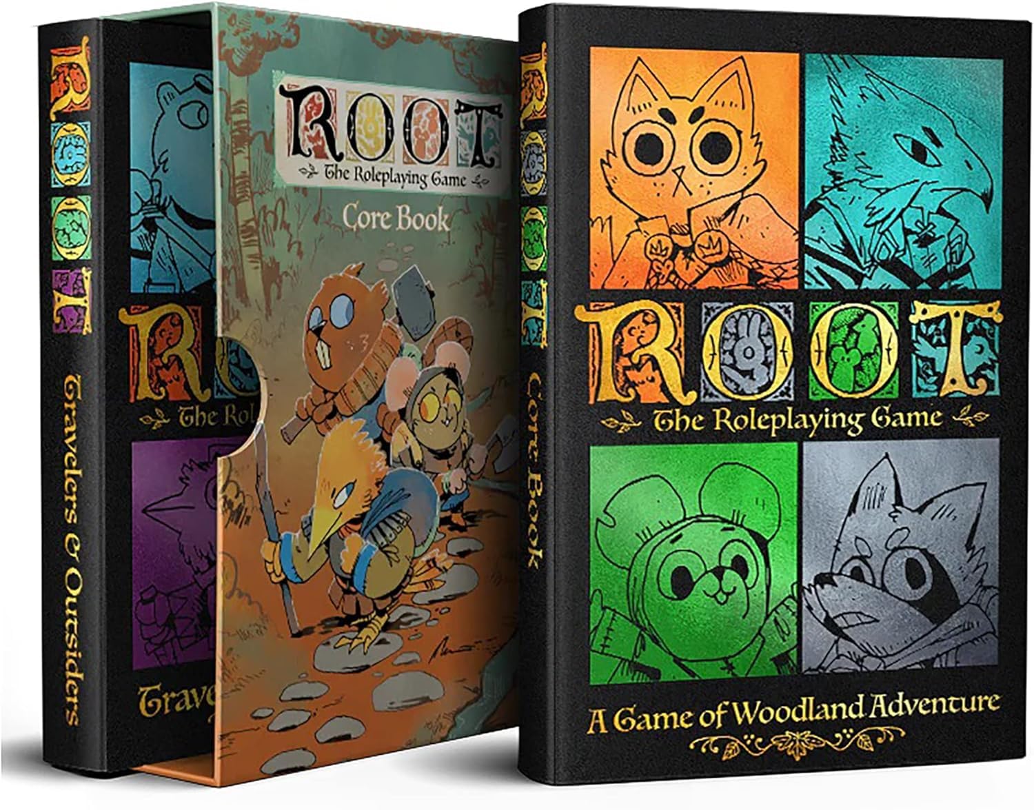 Magpie Games Root The Roleplaying Game Deluxe Set: Core Book and Travelers & Outsiders Expansion