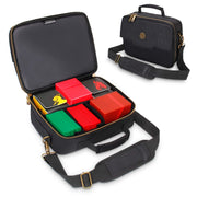 ENHANCE MTG Card Box Storage Case - Deck Holder Card Carrying Case Bag Compatible with Magic MTG Cards , Card Games, Cards Against Humanity - Pencil Loops , Pocket for Dice, & Tokens