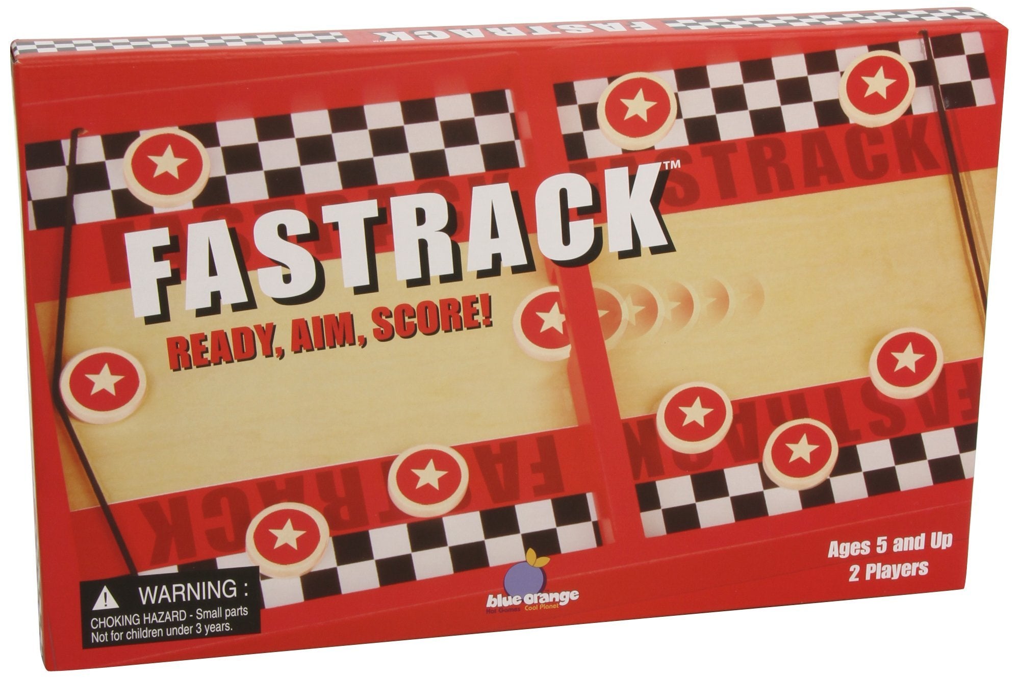 Fastrack Board Game by Blue Orange Games - The Original 2-Player Disc Slinging Fast Action Game.