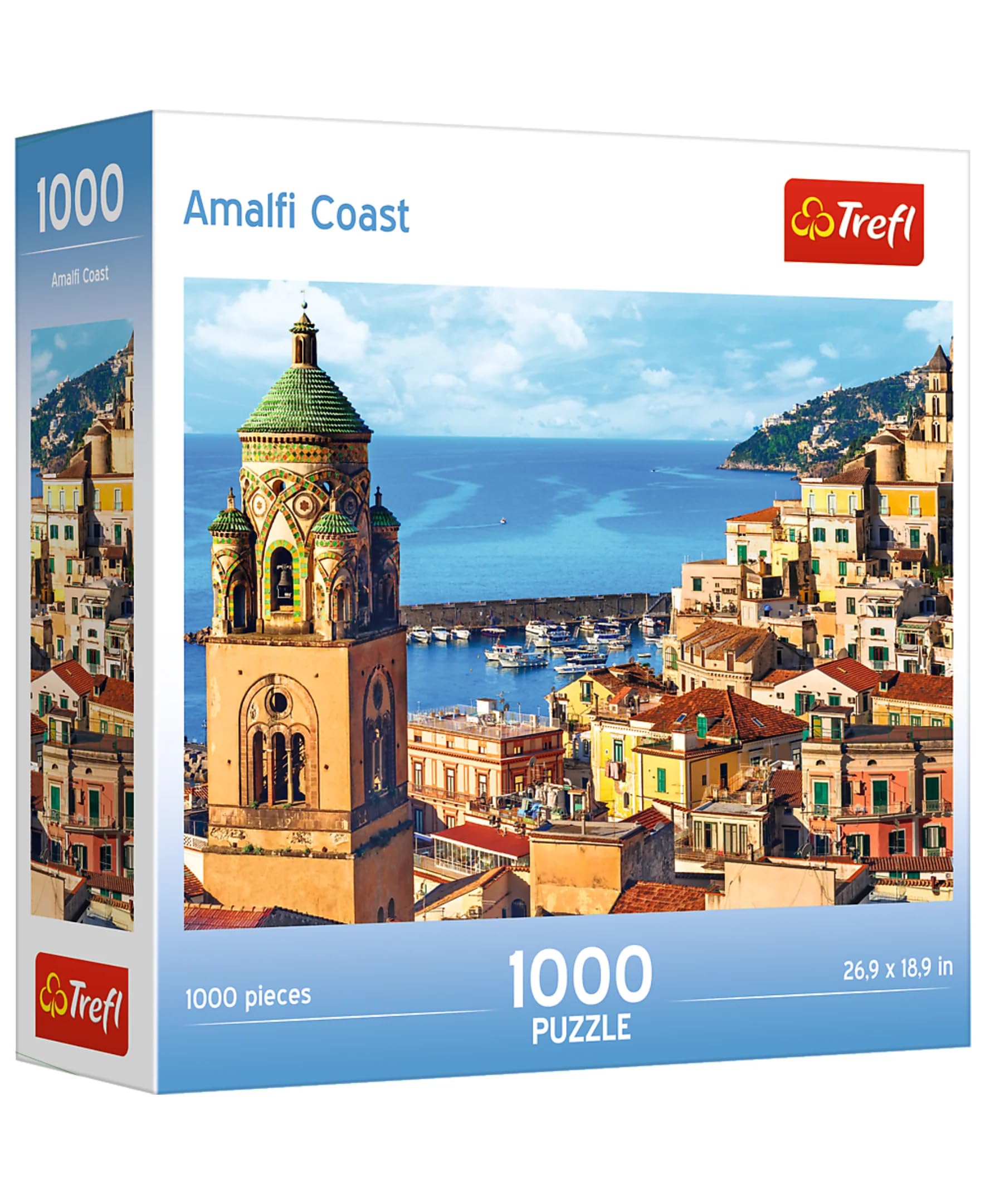 Trefl Amalfi Coast 1000 Piece Jigsaw Puzzle 27"x19" DIY Puzzle, Creative Fun, Classic Jigsaw for Adults and Children from 12 Years Old