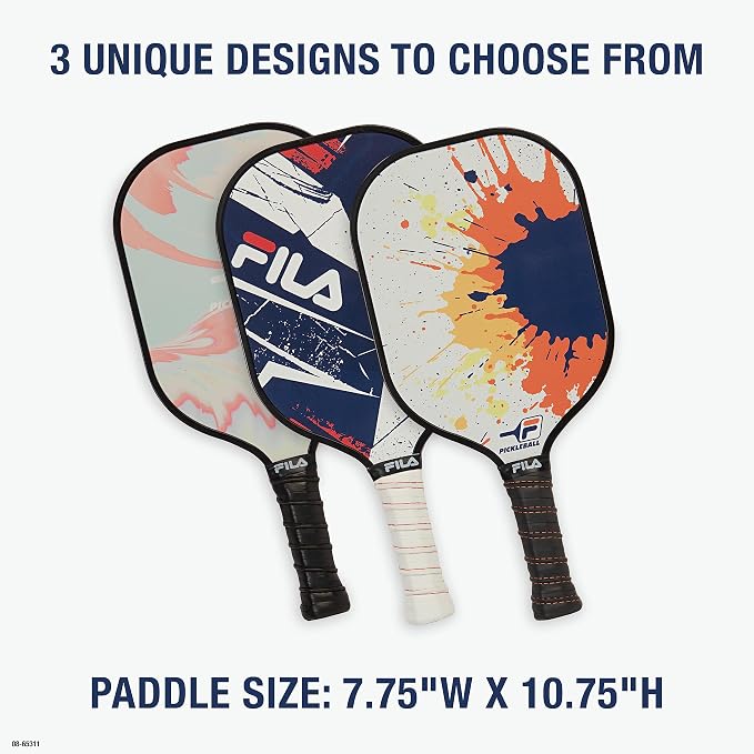Fila Fiberglass Pickleball Paddle - Action