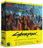 Cyberpunk 2077: Gangs of Night City Board Game - Conquer Night City in This Immersive Sci-Fi Strategy Game! Adventure Game, Ages 14+, 1-4 Players, 90-120 Min Playtime, Made by CMON