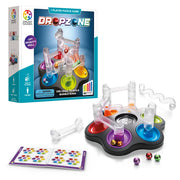 SmartGames Drop Zone – Gravity-Powered Logic Puzzle with 80 Challenges for Ages 8+