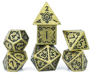 RPG Dice Set (7): Illusory Gold