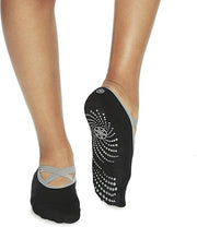 Gaiam Grippy Yoga Barre Socks 2Pk - Black/Grey