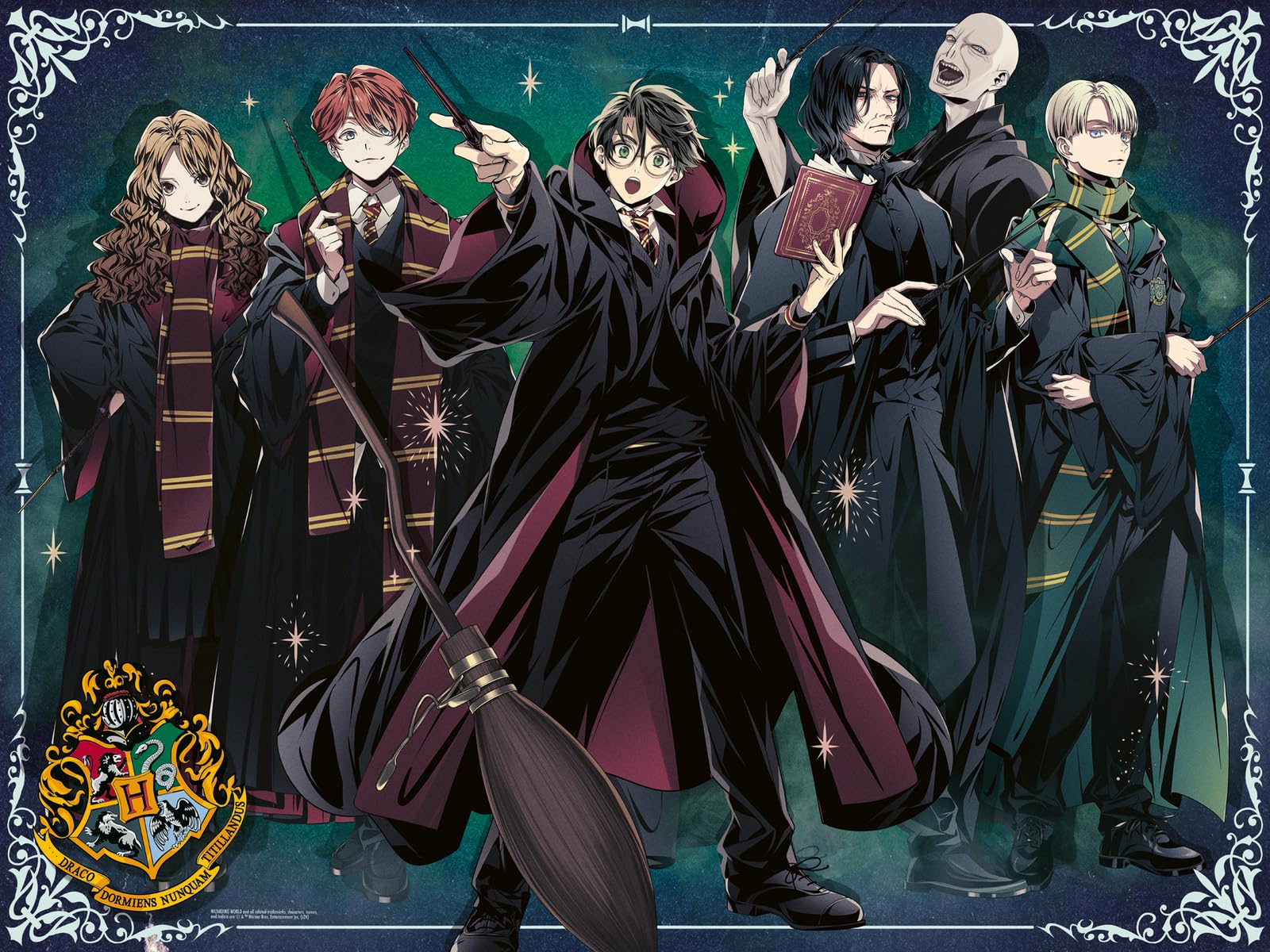Ravensburger Harry Potter 1500 Piece Jigsaw Puzzle | Magical Puzzle Adventure | Spellbinding Artwork | Durable Eco-Friendly Materials