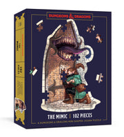 Clarkson Potter Dungeons & Dragons Mini Shaped Jigsaw Puzzle: The Mimic Edition: 102-Piece Collectible Puzzle for All Ages