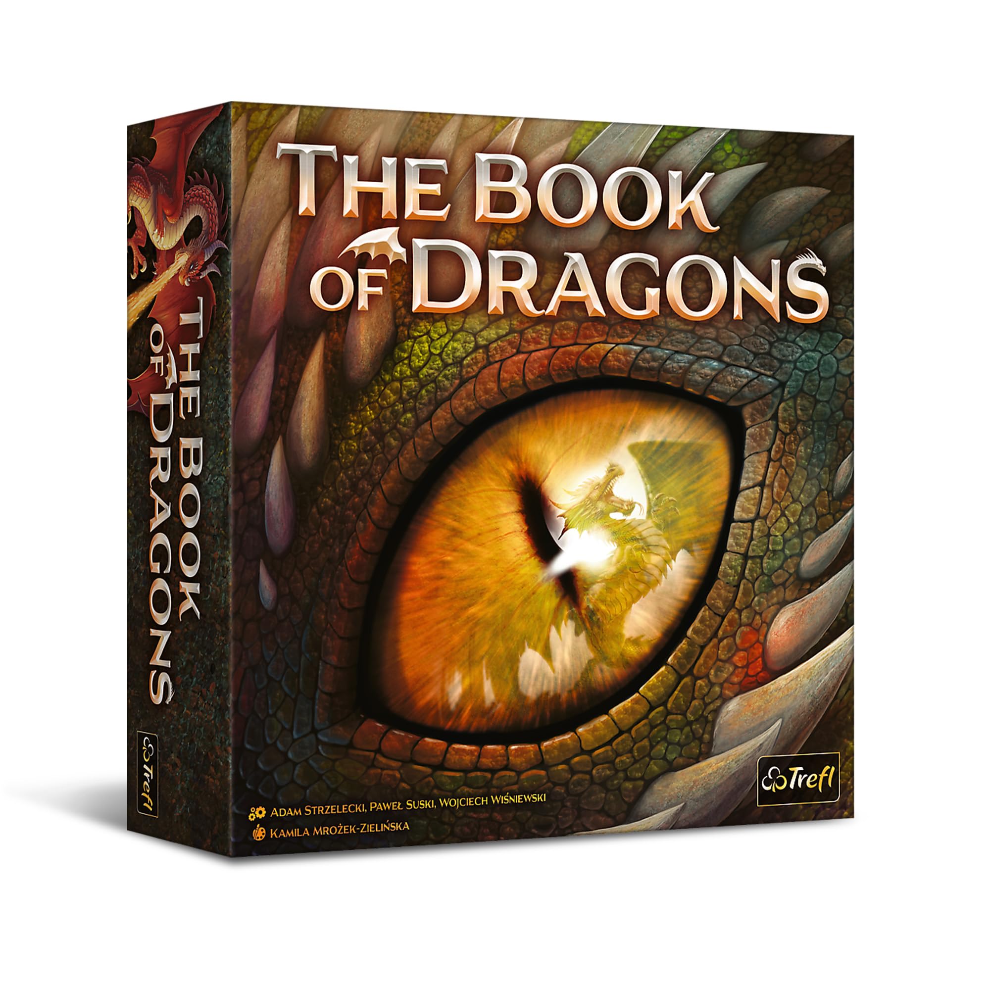 Trefl - Book of Dragons, Board Game, Social Game, Illustrated, Hand-Drawn Graphics, for Adults and Children from 8 Years