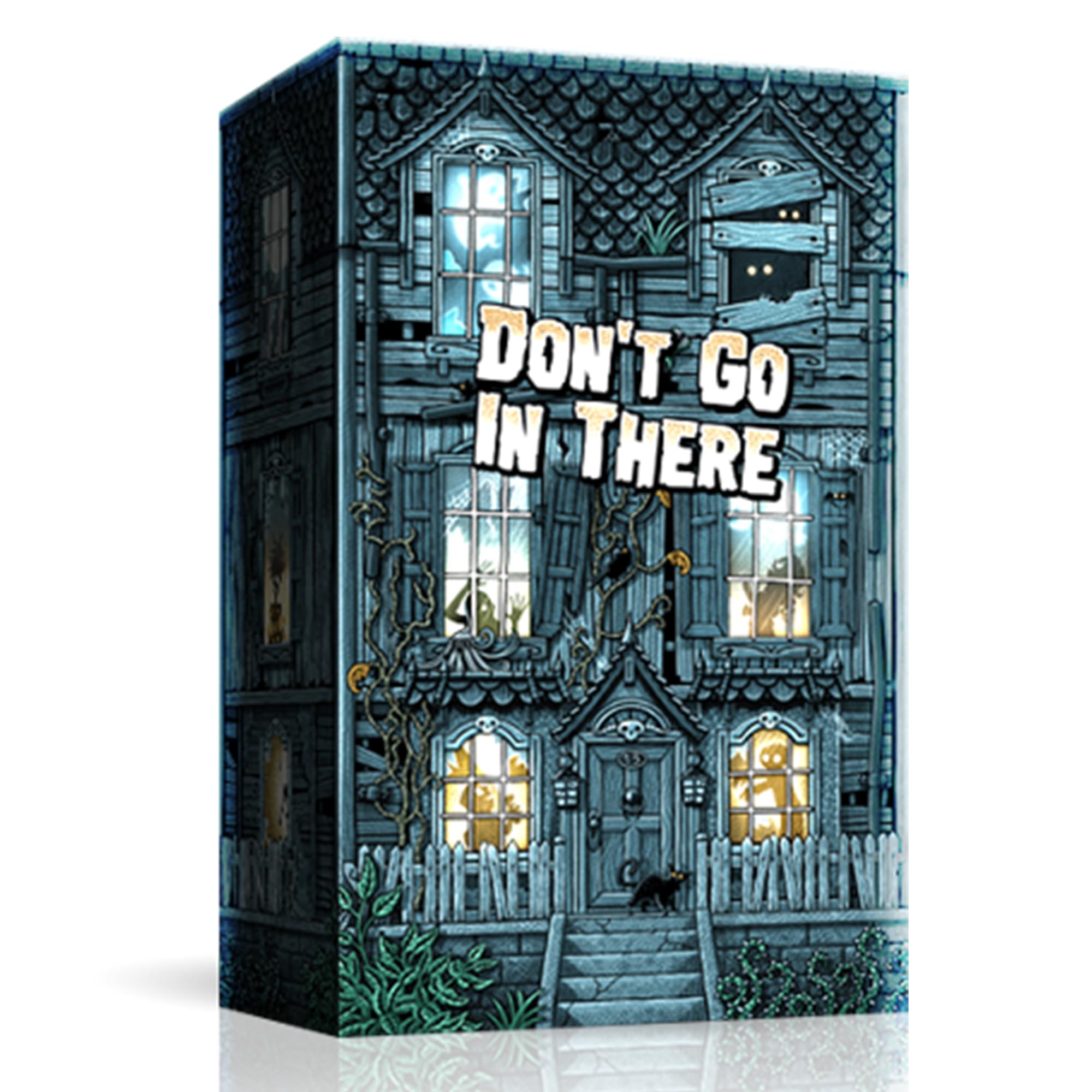 Don't Go in There Board Game - Haunted House Adventure Game, Strategy Game for Kids & Adults, Ages 14+, 2-5 Players, 30 Minute Playtime, Made by R2i Games