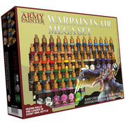 Water Paints Air Mega Set, Army Painter, 60 Acrylic Non-Toxic Water Based Paints Only Colors Triads Included 60 x 18ml (Without Air Brush or Boardgames