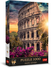 Trefl Premium Plus Quality - Puzzle Photo Odyssey: Colosseum, Rome - 1000 Pieces, Unique Photographic Series, Perfect Piece Fit, for Adults and Children from 14 Years