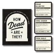 Brass Monkey How Dead are They – Party Game with 350 Game Card Prompts and Trivia Facts to Figure Out When Celebrities Died, 2+ Players