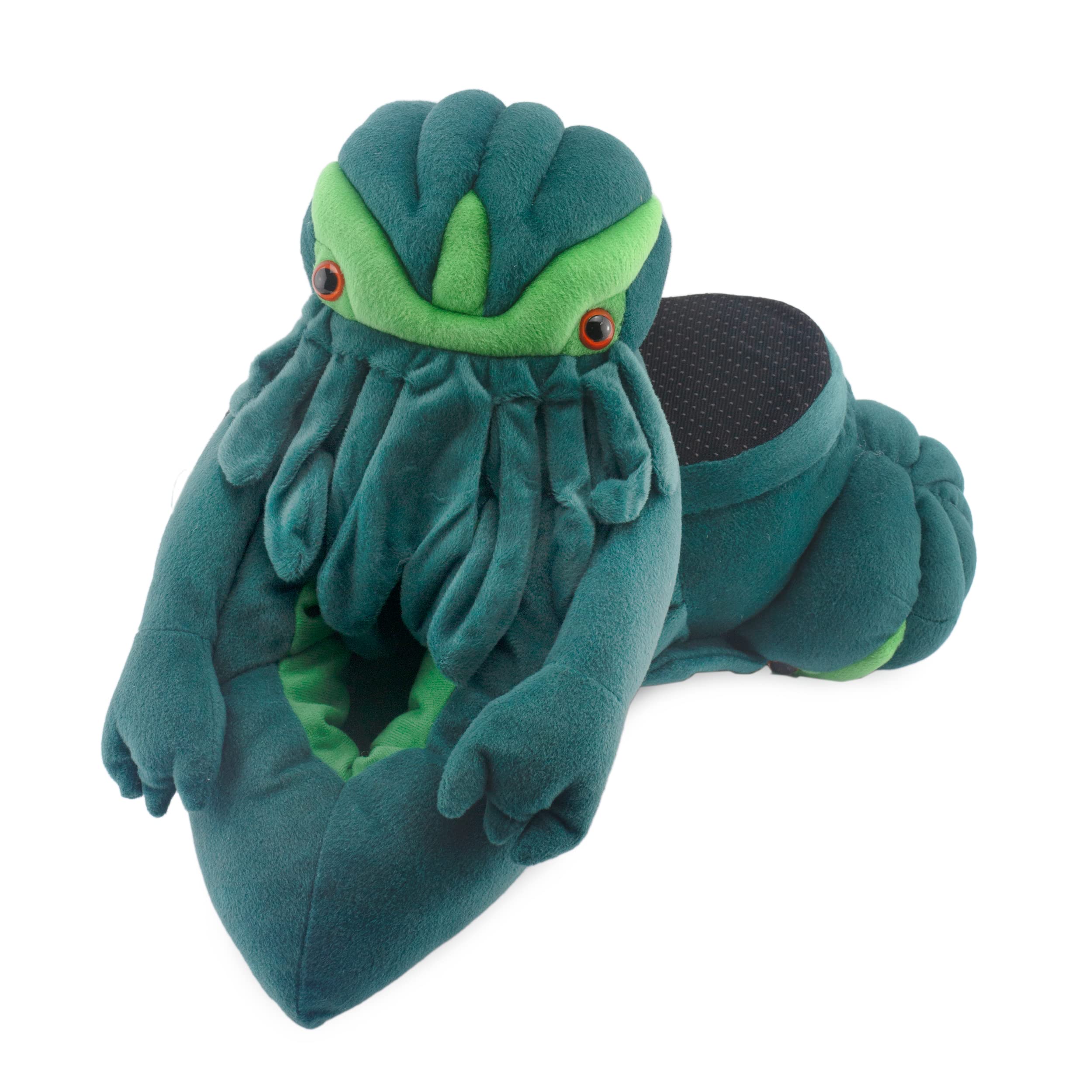 Toy Vault Cthulhu Slippers Plush, Adult Size, One Size Fits Most