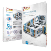 Archon Studio Dungeons & Lasers: Engine Room Unpainted and Unassembled - Tabletop & RPG Terrain Game Set for Dungeons & Lasers – 63 Pieces for Ages 14+,ARCDNL0022