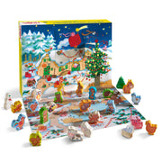 HABA My First Advent Calendar Farmyard Themed Wooden Animals, Christmas Toddler Activities, A Reusable Advent Calendar for Kids