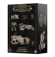 Games Workshop Legions Imperialis Legiones Astartes Saturnine Battle Group – 44 Miniature Army Box with Terminators, Dreadnoughts, Tanks & Aircraft