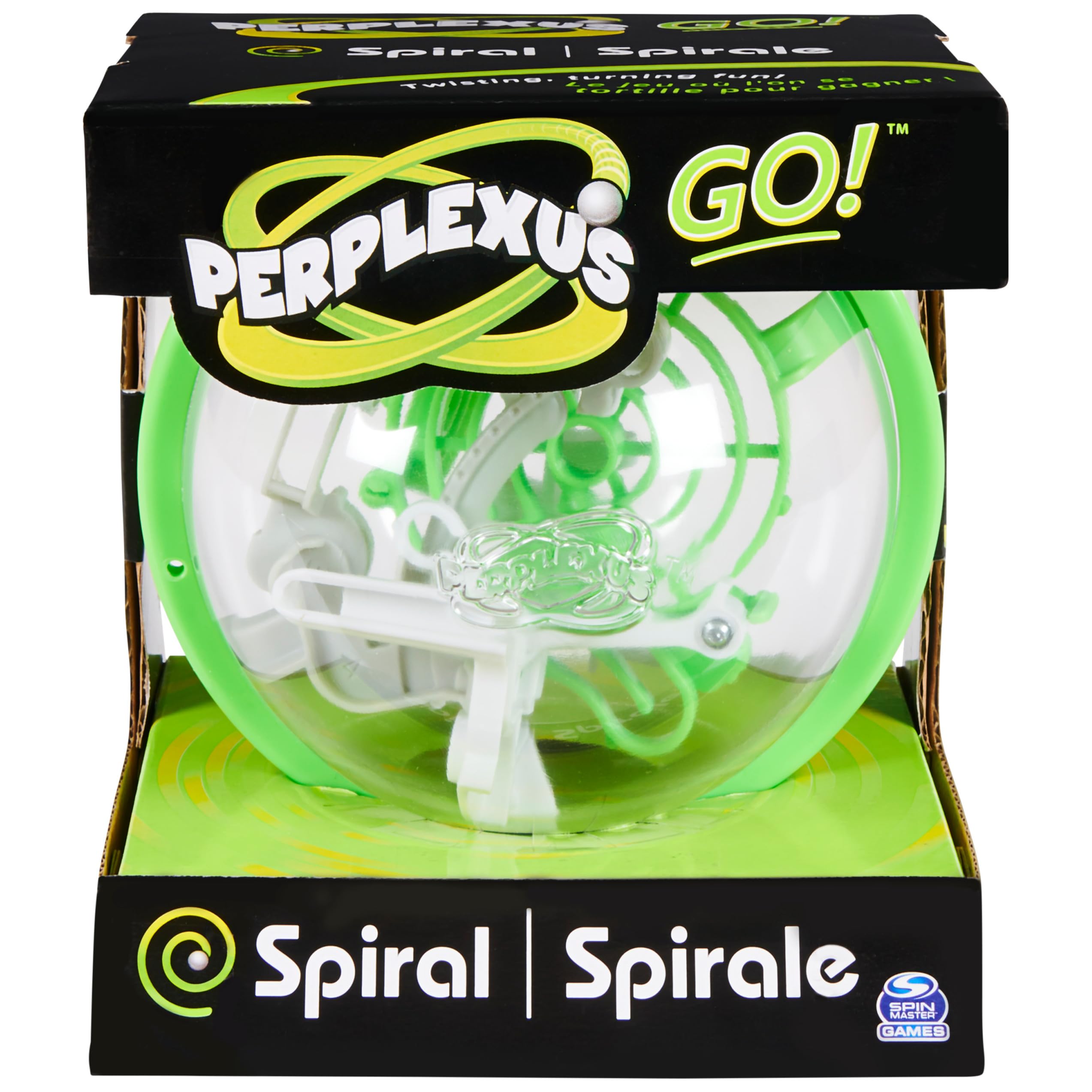 Perplexus GO Spiral, Compact Challenging Puzzle Maze Skill Game