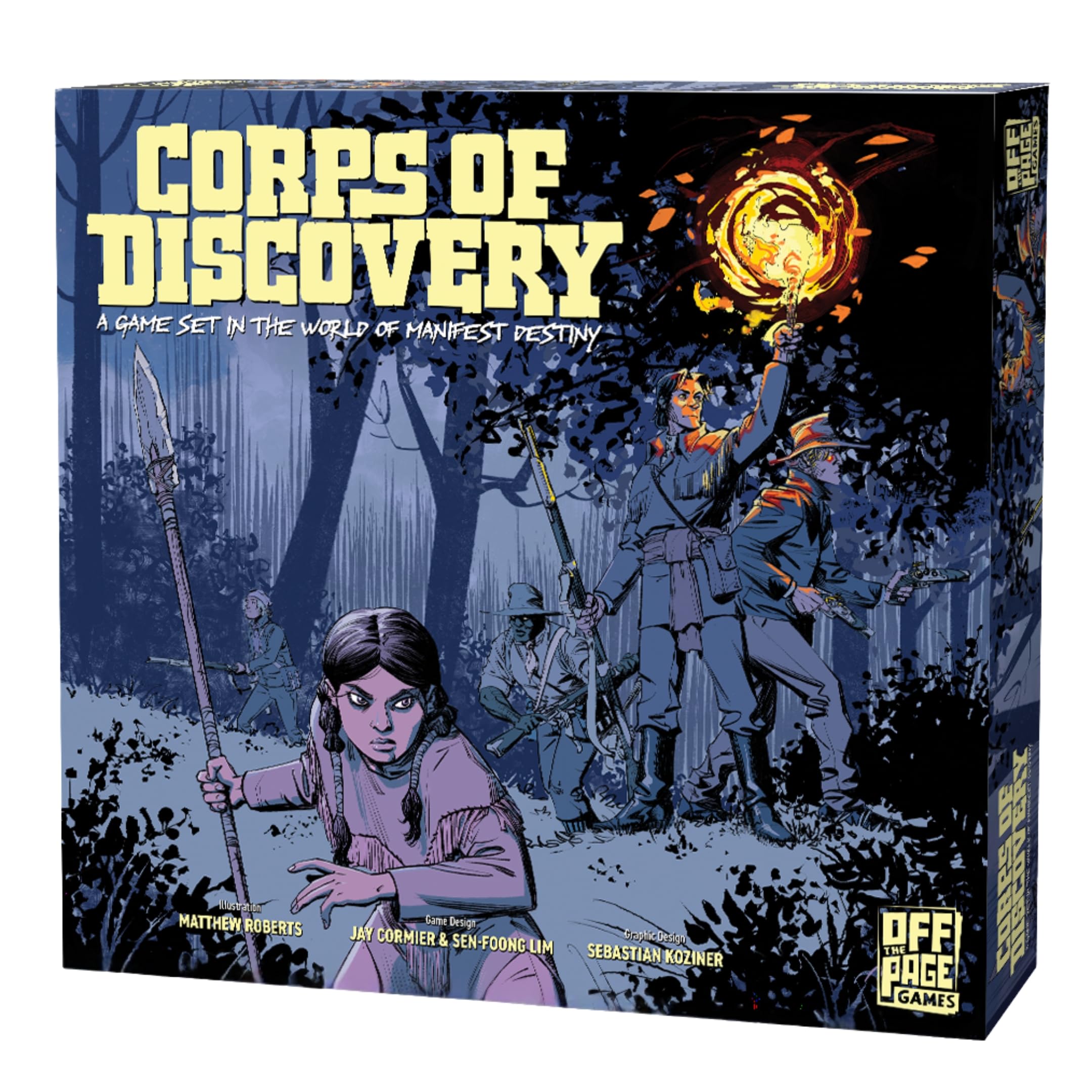 Corps of Discovery – Cooperative Adventure Board Game by Off The Page Games | 1–4 Players | Ages 14+ | 45–75 Min