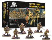 Warlord Games Soviet Army Infantry Platoon - 28mm Scale Plastic Miniatures for Bolt Action Highly Detailed World War 2 Miniatures