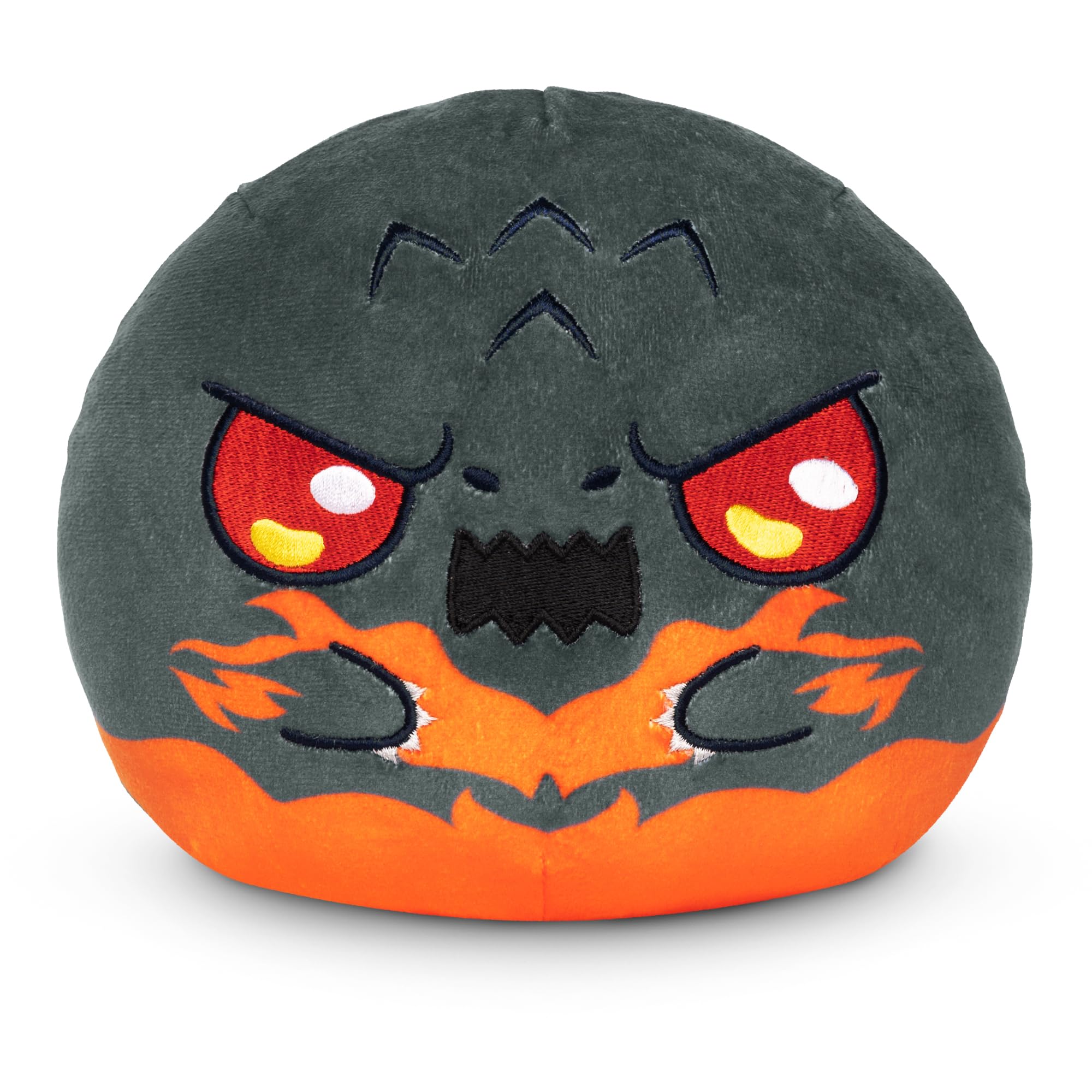 TeeTurtle Reversible Godzilla 6-Inch Two-Sided Flip Plush Toy with Embroidered Details - Cute Mini Collectible Plush for Kids, Teens, and Adults