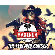 Rock Manor Games: Maximum Apocalypse: The Few & Cursed - Expansion, Wild West Survival Board Game, Co-Op Roguelike Adventure, Ages 14+, 1-6 Players