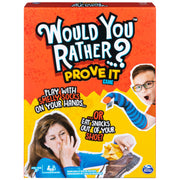 Spin Master Games Would You Rather…? Prove It, Hilarious Family Game of Demented Dilemmas, for Ages 8 and Up
