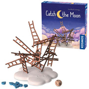Catch The Moon | Dexterity Stacking Board Game for 1 to 6 Players | Beautiful Design & Whimsical Theme, Balance Wooden Ladders to Reach The Moon | Family Game Night Favorite | Ages 8+