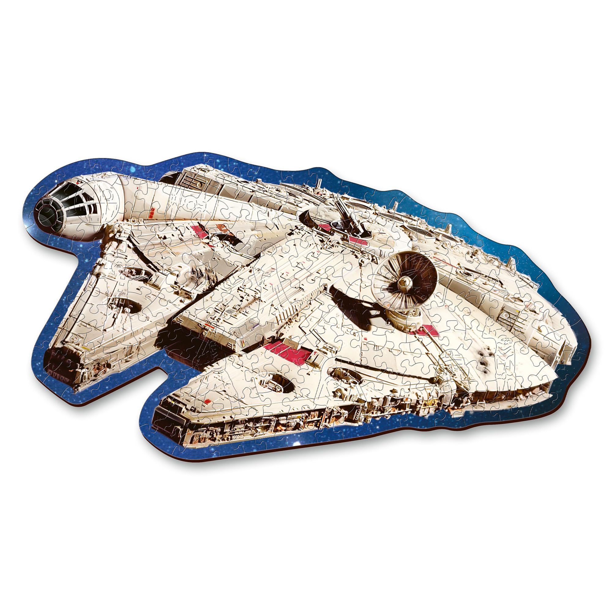 Trefl Star Wars Wood Craft 160 Piece Jigsaw Puzzle Millenium Falcon Irregular Shapes, 10 Special Puzzles, Modern Premium Jigsaw, for Adults and Children from 14 Years Old
