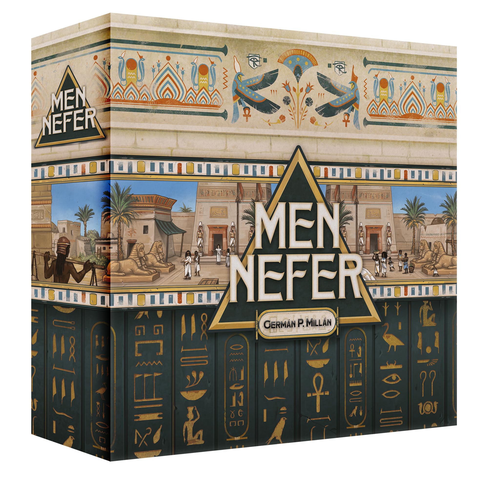 Men-Nefer Board Game - Journey Through Ancient Egypt! Worker Placement Strategy Game, Fun Family Game for Teens & Adults, Ages 14+, 1-4 Players, 60-120 Minute Playtime