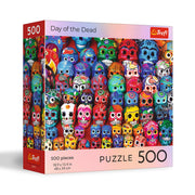 Trefl Halloween Day of The Dead - 500 Piece Jigsaw Puzzle 18.9" x 13.4" DIY Puzzle, Creative Fun, Classic Jigsaw for Adults and Children from 10 Years Old